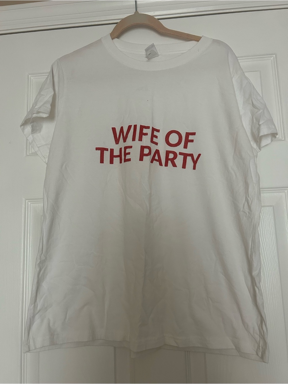 “ Wife of the Party” White Graphic Tee